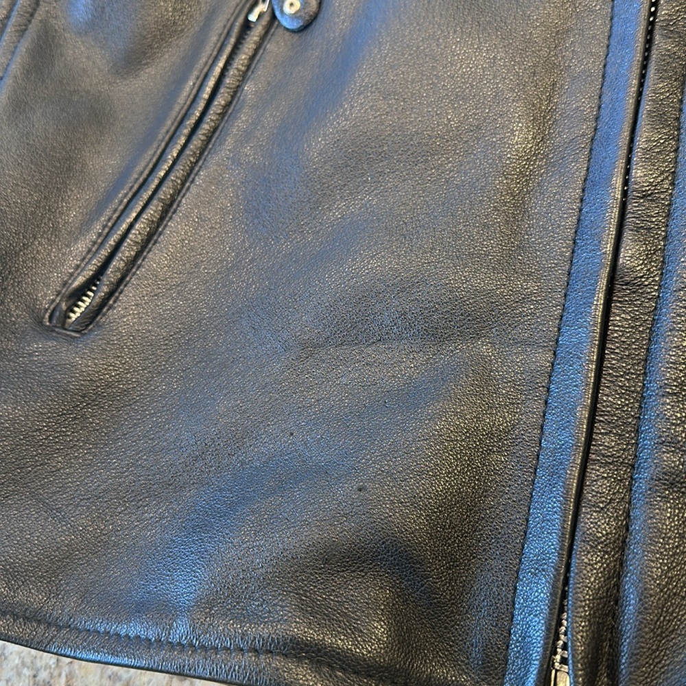 Vintage Hot Leathers Pink and Black Moto Jacket - Picture 14 of 15